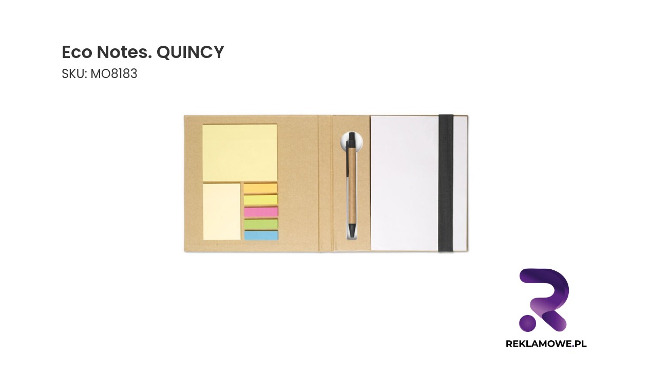Eco Notes QUINCY zrównoważony notatnik