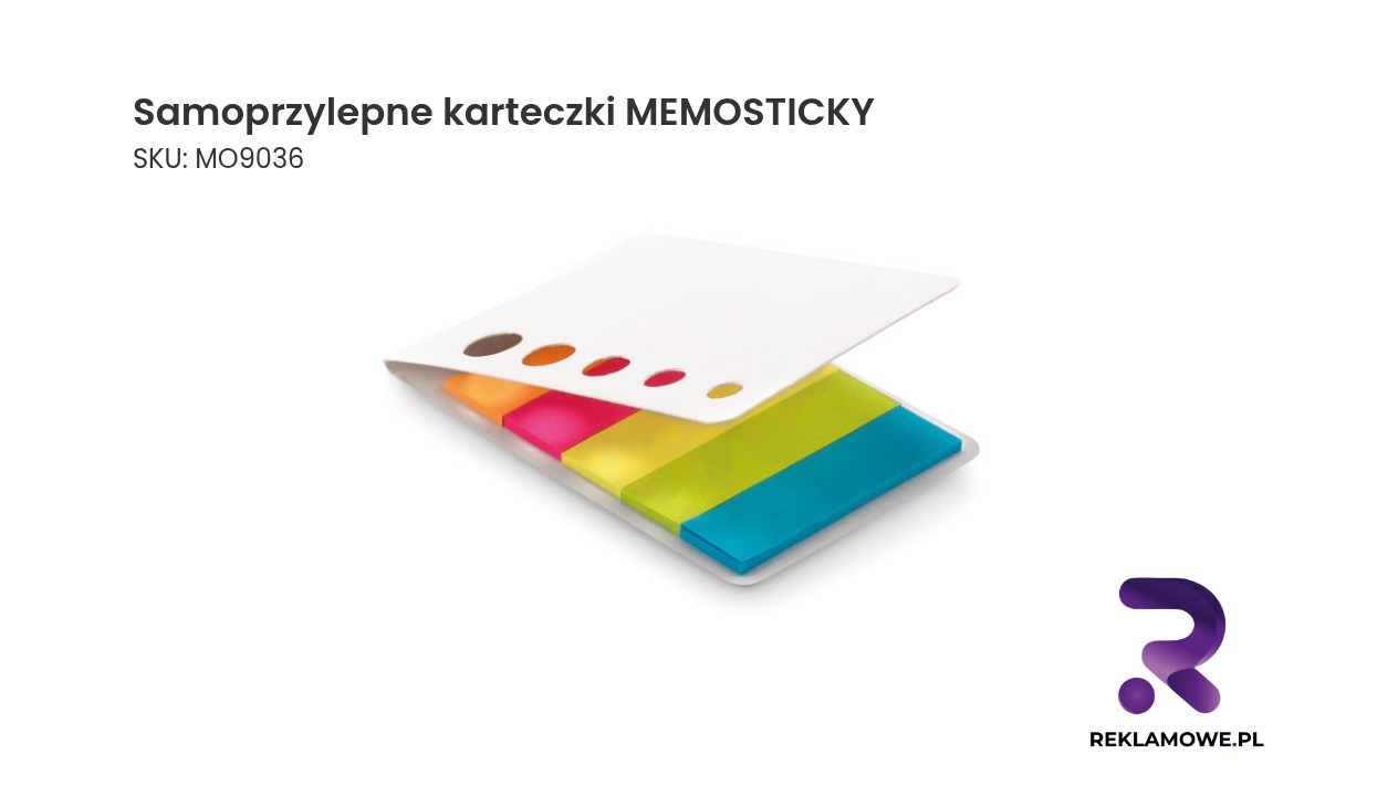 Samoprzylepne karteczki MEMOSTICKY Karteczki samoprzylepne MEMOSTICKY w różnych kolorach