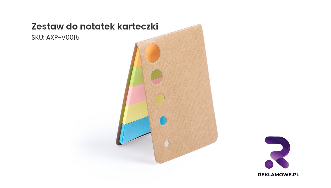 Zestaw do notatek z karteczkami samoprzylepnymi
