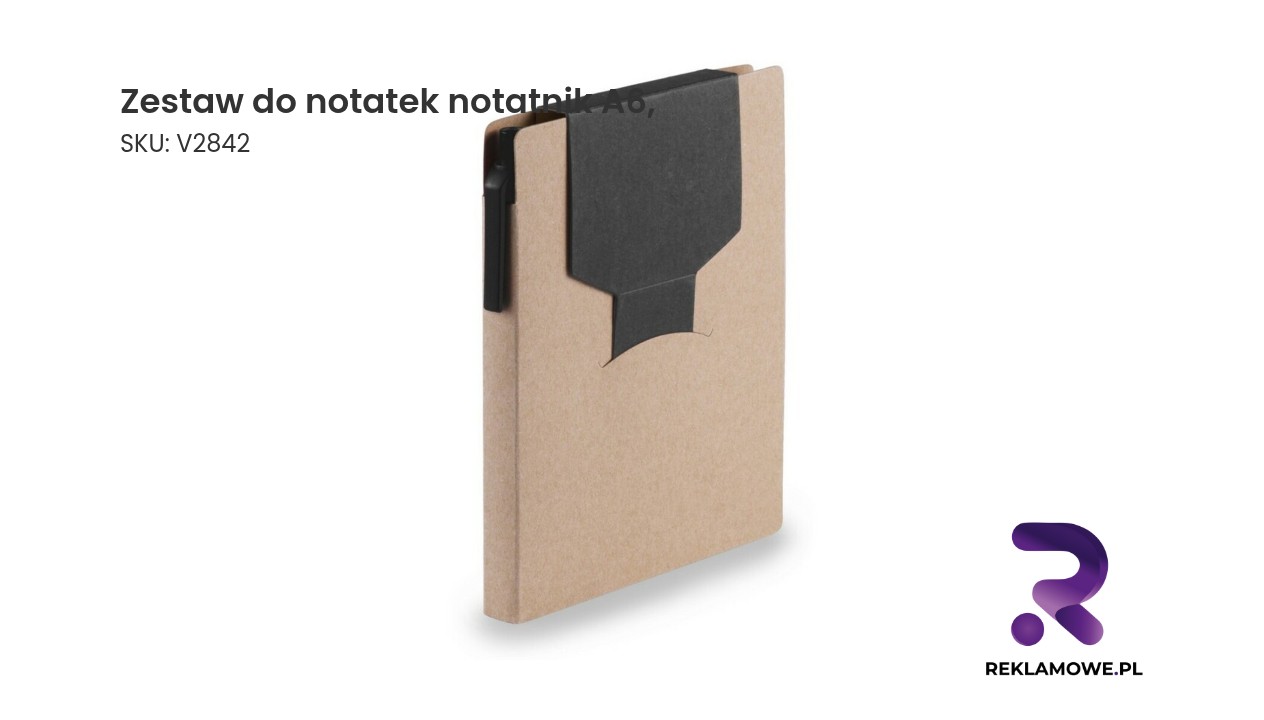 Zestaw do notatek z notatnikiem A6 i karteczkami samoprzylepnymi