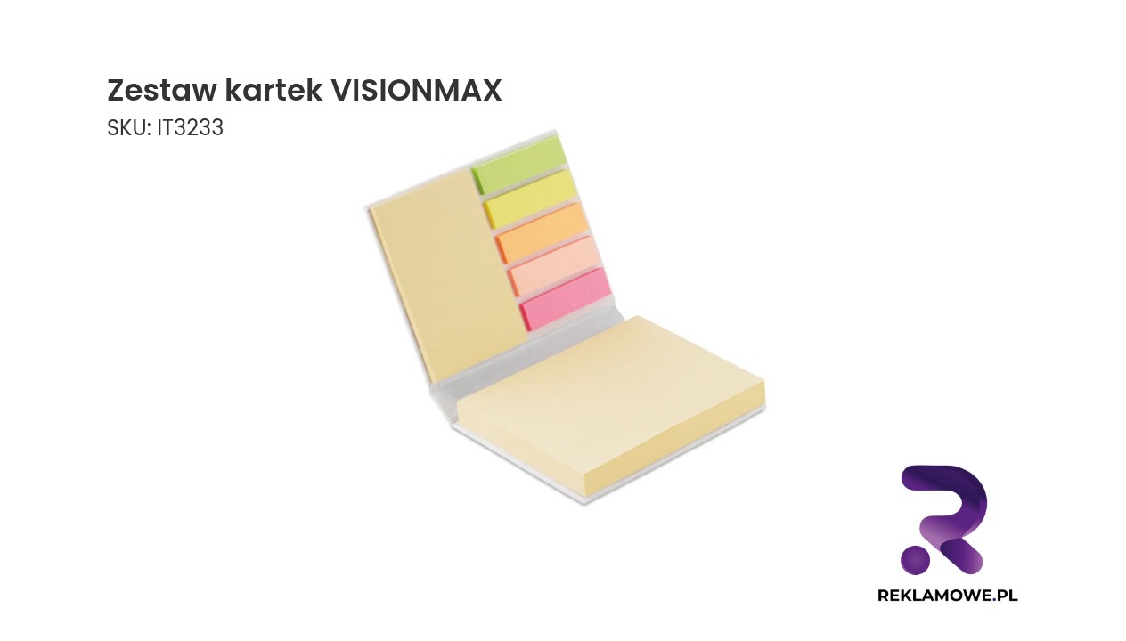 Zestaw kartek VISIONMAX z różnymi wzorami