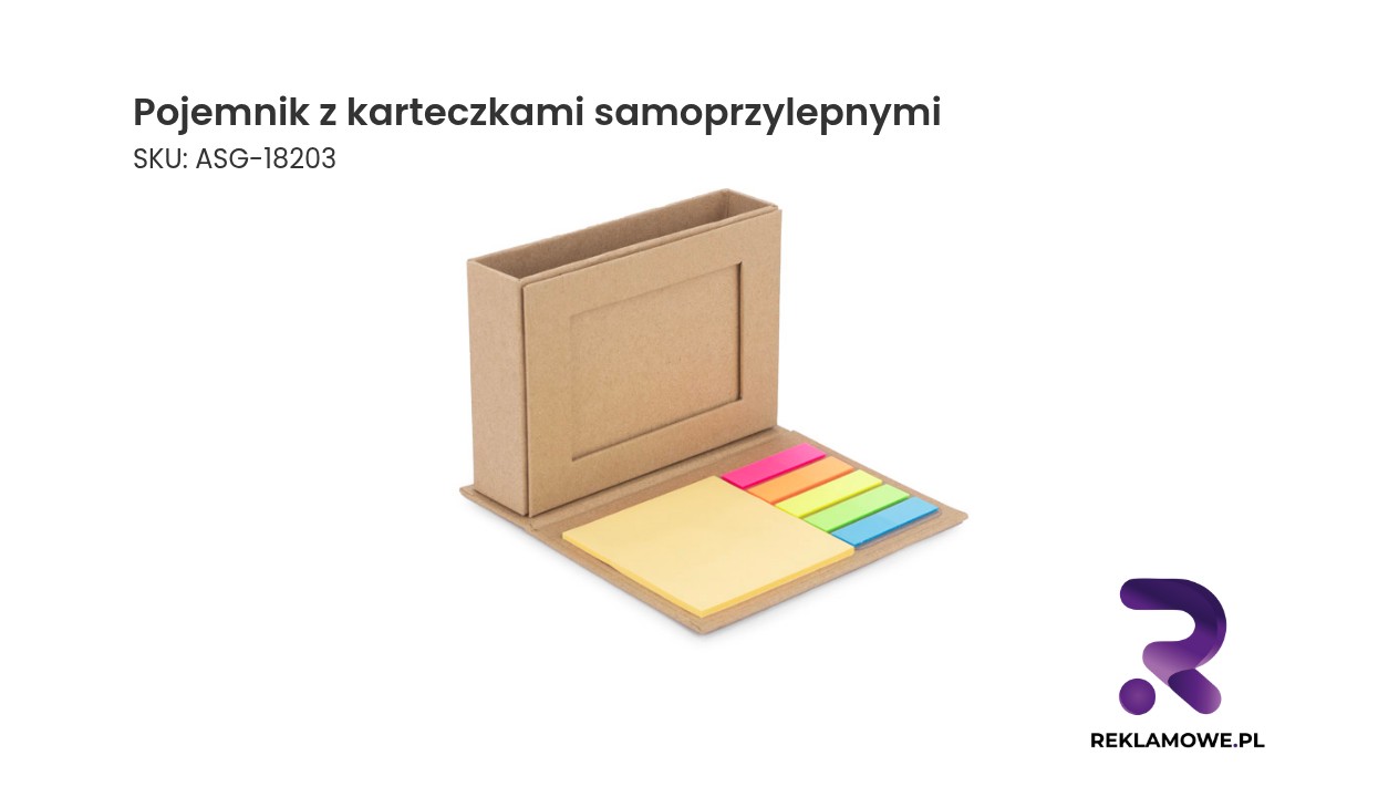 Pojemnik z karteczkami samoprzylepnymi