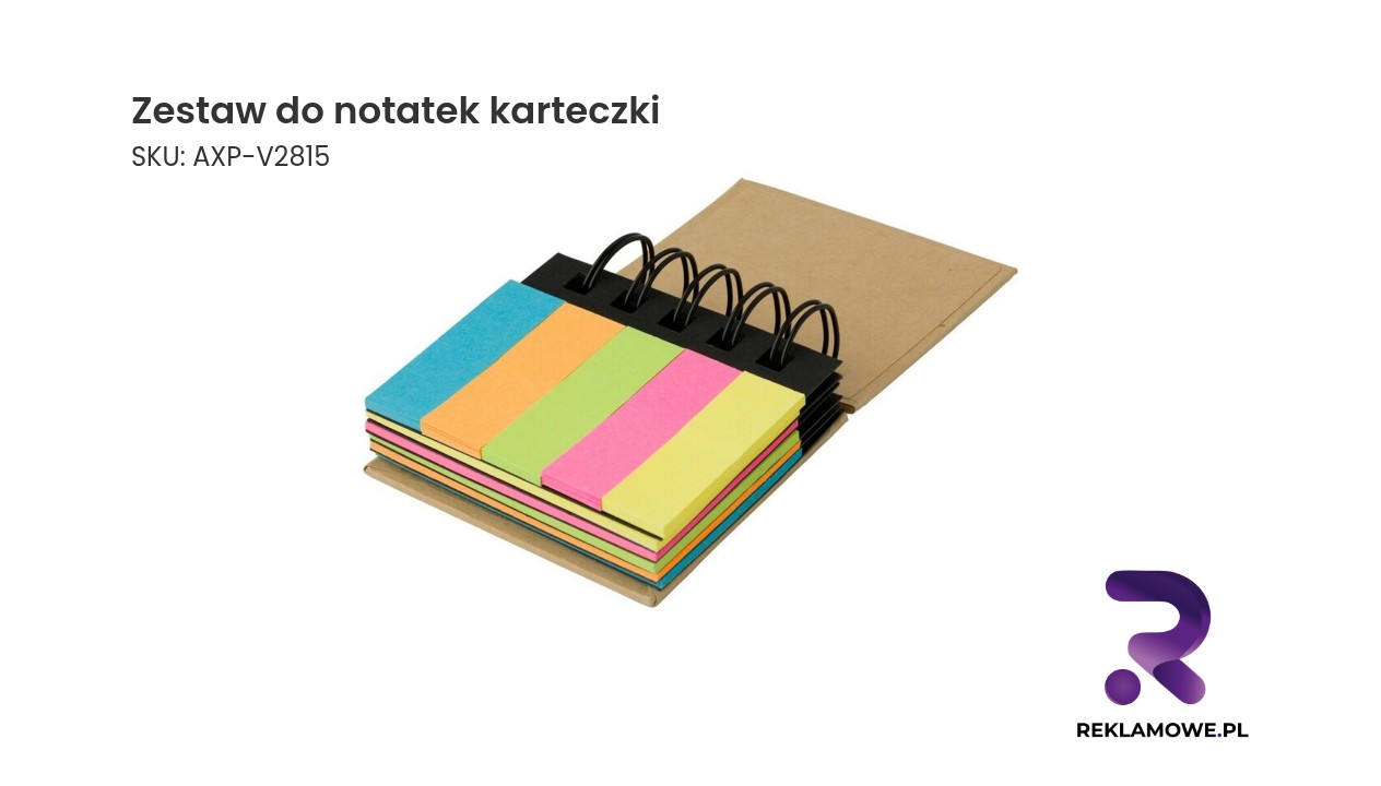 Zestaw karteczek do robienia notatek