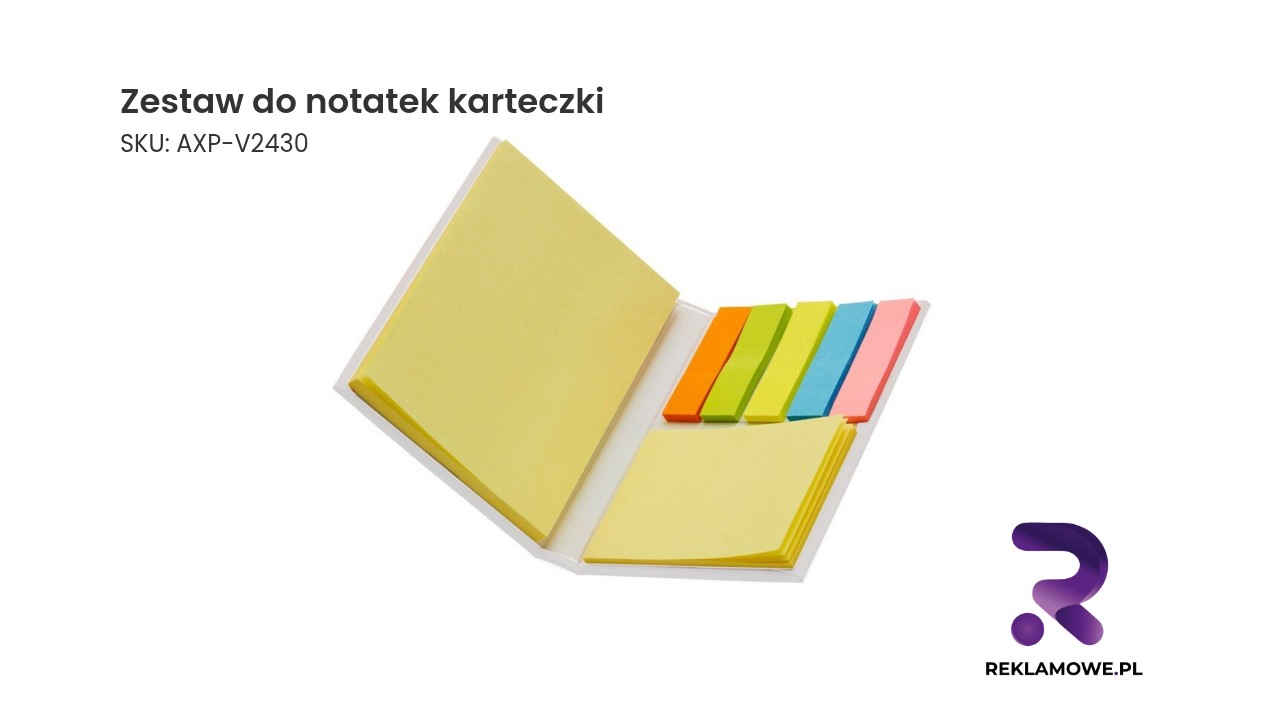 Zestaw do notatek karteczki – praktyczny komplet karteczek do zapisywania notatek
