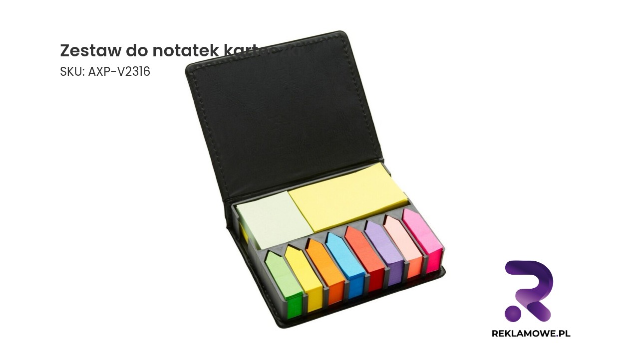 Zestaw do notatek, karteczki samoprzylepne Zestaw do notatek z karteczkami