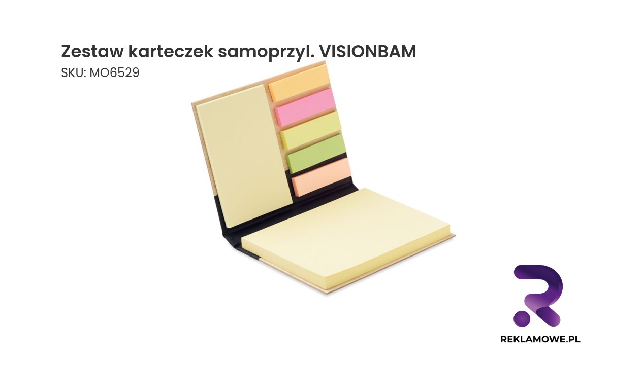 Zestaw karteczek samoprzyl. VISIONBAM Zestaw karteczek samoprzylepnych VISIONBAM
